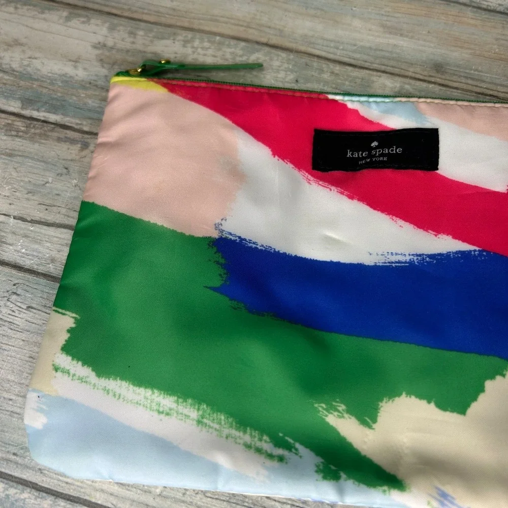 Kate Spade New York For Qantas Cosmetic Case Bag Pouch Multicolor‎ Makeup